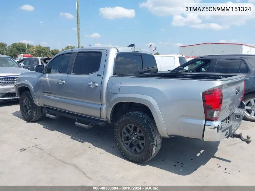 3TMAZ5CN9MM151324 2021 Toyota Tacoma Sr5 V6