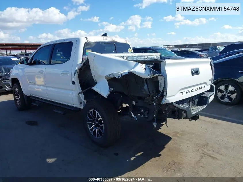 3TMAZ5CNXMM154748 2021 Toyota Tacoma Trd Sport