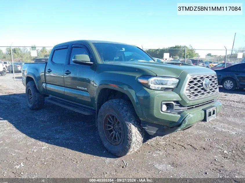 2021 Toyota Tacoma Double Cab/Sr5/Trd Sport/ VIN: 3TMDZ5BN1MM117084 Lot: 40355354