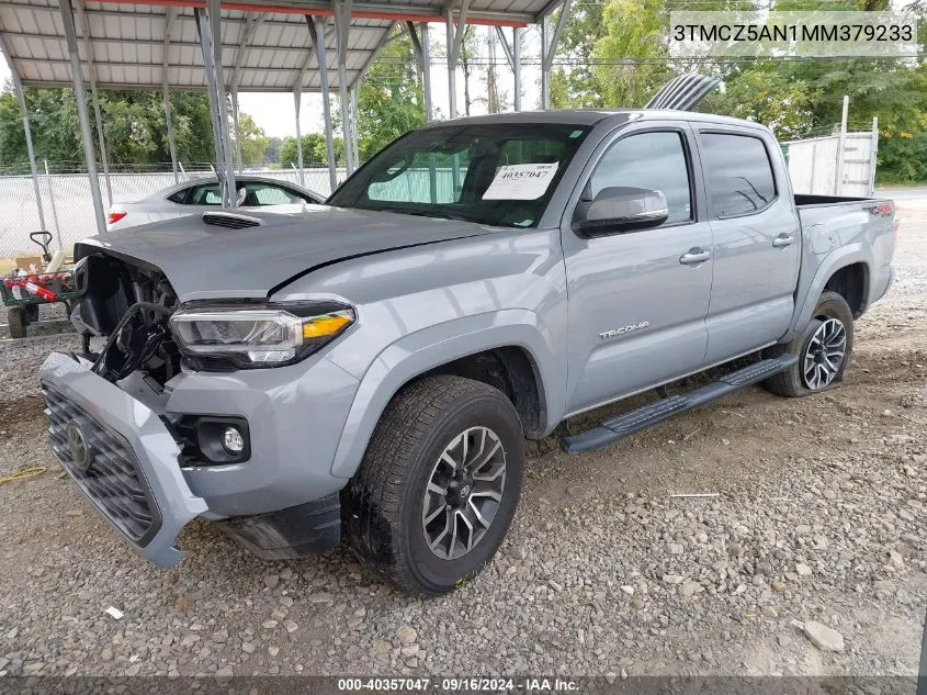 2021 Toyota Tacoma Trd Sport VIN: 3TMCZ5AN1MM379233 Lot: 40357047