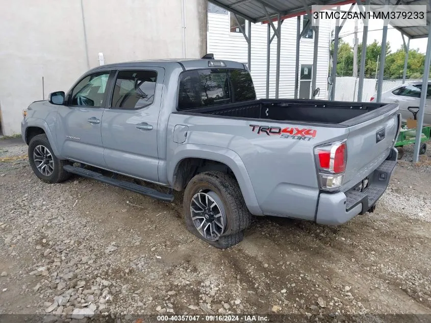 2021 Toyota Tacoma Trd Sport VIN: 3TMCZ5AN1MM379233 Lot: 40357047