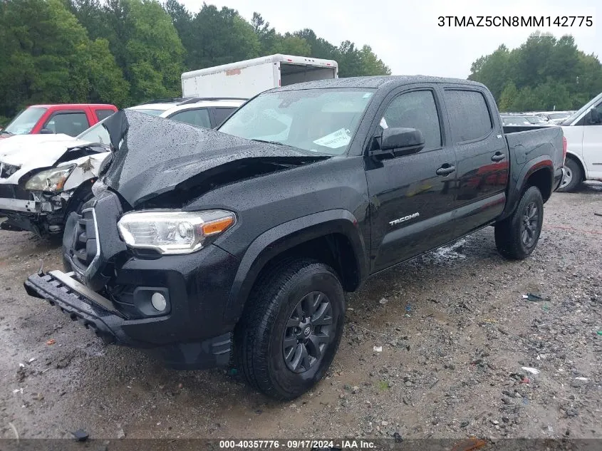 3TMAZ5CN8MM142775 2021 Toyota Tacoma Sr5 V6