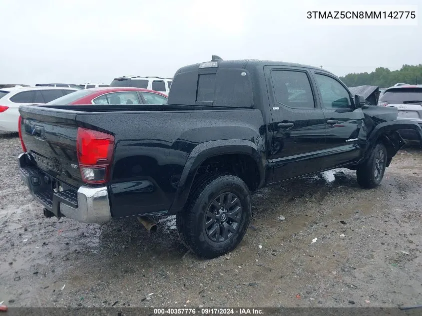 3TMAZ5CN8MM142775 2021 Toyota Tacoma Sr5 V6