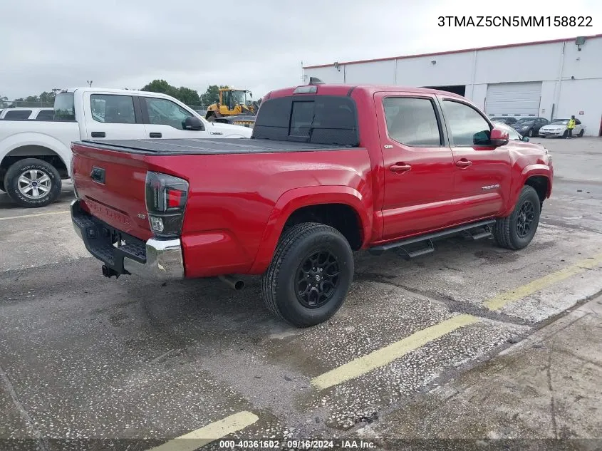 3TMAZ5CN5MM158822 2021 Toyota Tacoma Sr5 V6