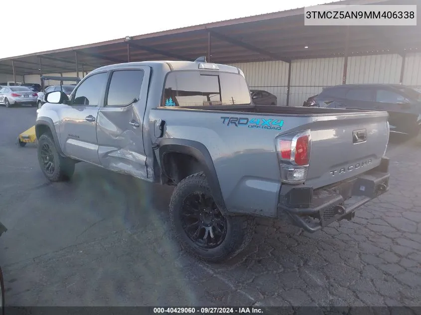 2021 Toyota Tacoma Trd Off-Road VIN: 3TMCZ5AN9MM406338 Lot: 40429060