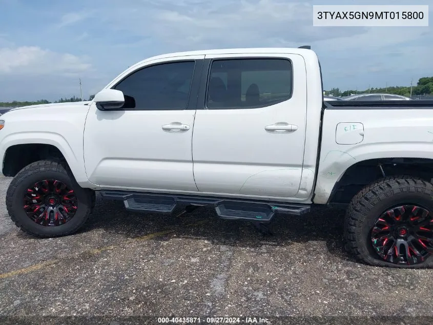 2021 Toyota Tacoma Sr VIN: 3TYAX5GN9MT015800 Lot: 40435871