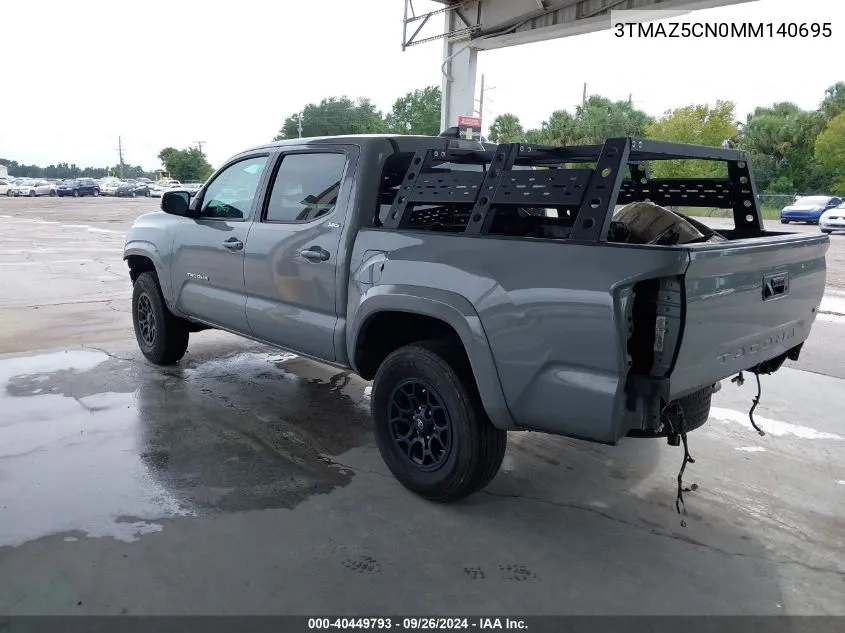 3TMAZ5CN0MM140695 2021 Toyota Tacoma Sr5 V6