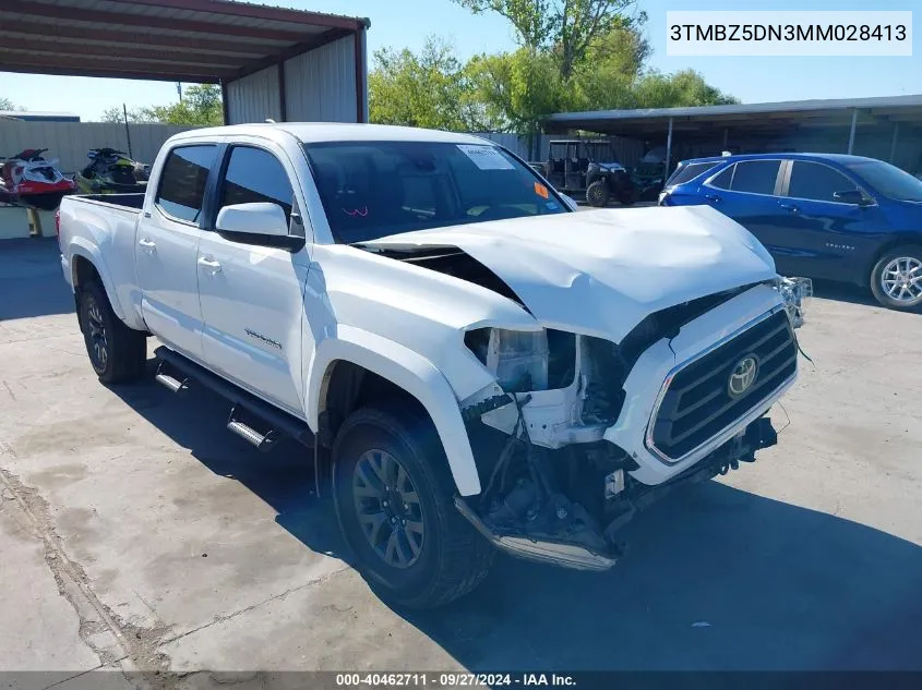 3TMBZ5DN3MM028413 2021 Toyota Tacoma Sr5 V6