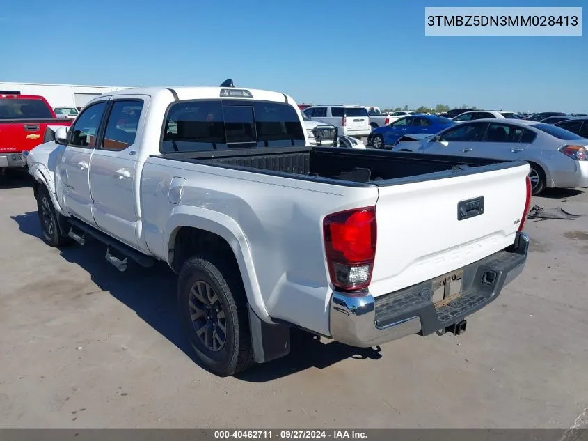 3TMBZ5DN3MM028413 2021 Toyota Tacoma Sr5 V6