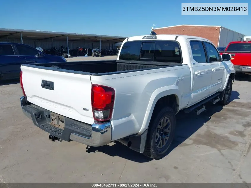 3TMBZ5DN3MM028413 2021 Toyota Tacoma Sr5 V6