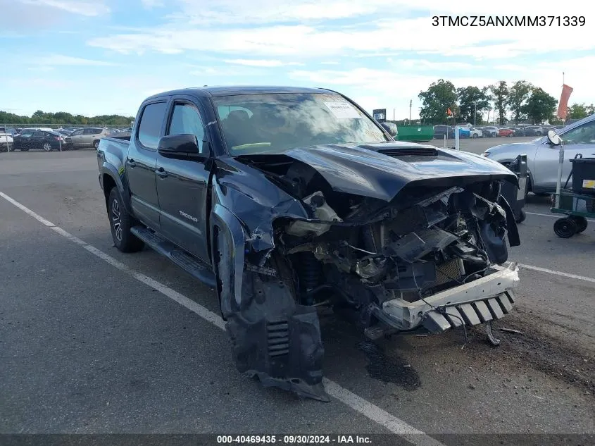 2021 Toyota Tacoma Trd Sport VIN: 3TMCZ5ANXMM371339 Lot: 40469435