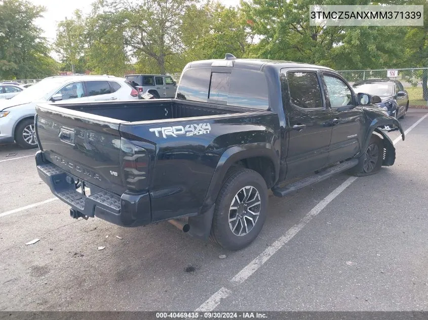 2021 Toyota Tacoma Trd Sport VIN: 3TMCZ5ANXMM371339 Lot: 40469435