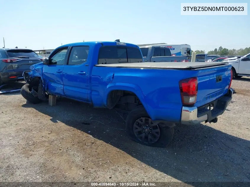 2021 Toyota Tacoma Sr5 V6 VIN: 3TYBZ5DN0MT000623 Lot: 40594643