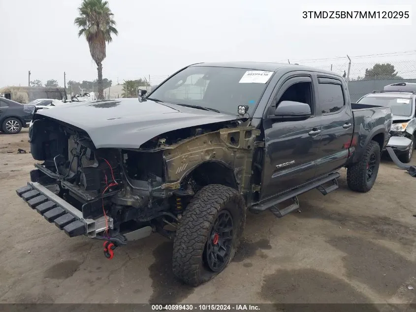 2021 Toyota Tacoma Trd Off-Road VIN: 3TMDZ5BN7MM120295 Lot: 40599430