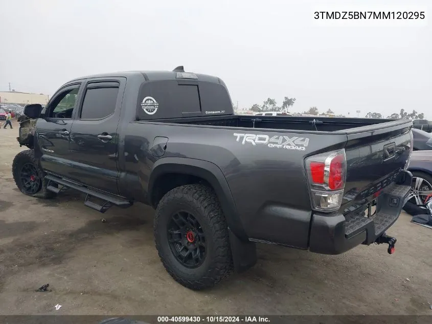 2021 Toyota Tacoma Trd Off-Road VIN: 3TMDZ5BN7MM120295 Lot: 40599430