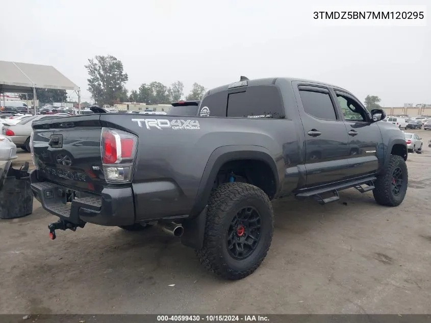 2021 Toyota Tacoma Trd Off-Road VIN: 3TMDZ5BN7MM120295 Lot: 40599430