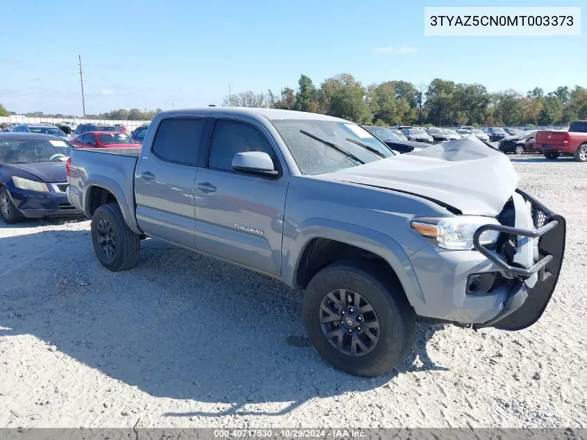 2021 Toyota Tacoma Sr5 V6 VIN: 3TYAZ5CN0MT003373 Lot: 40717530