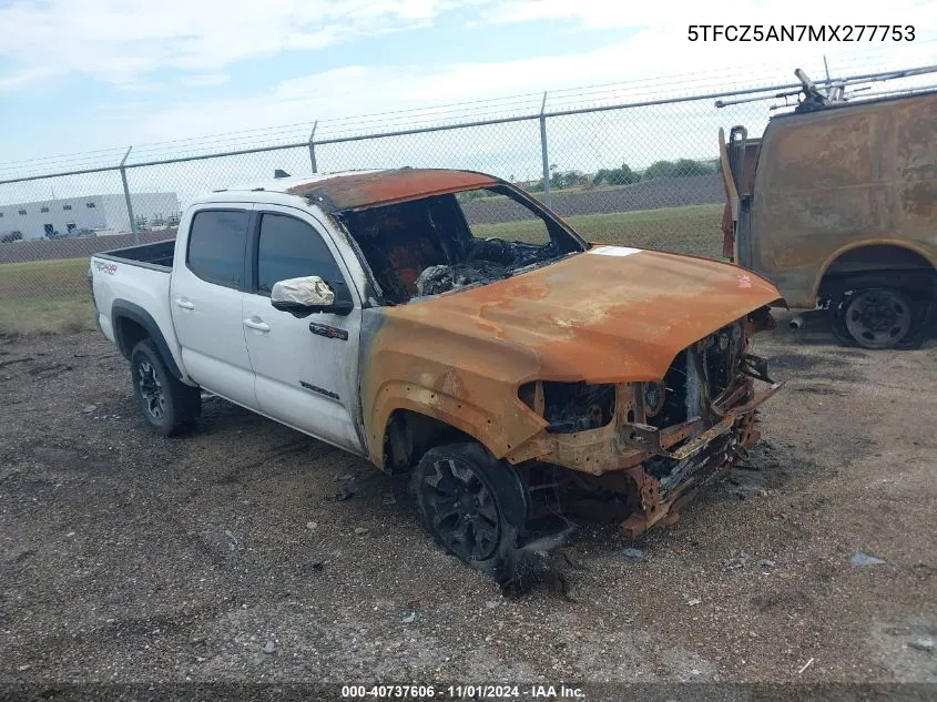 5TFCZ5AN7MX277753 2021 Toyota Tacoma Trd Off-Road