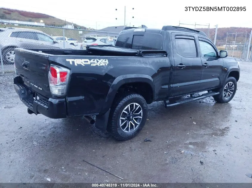 3TYDZ5BN5MT002895 2021 Toyota Tacoma Trd Sport