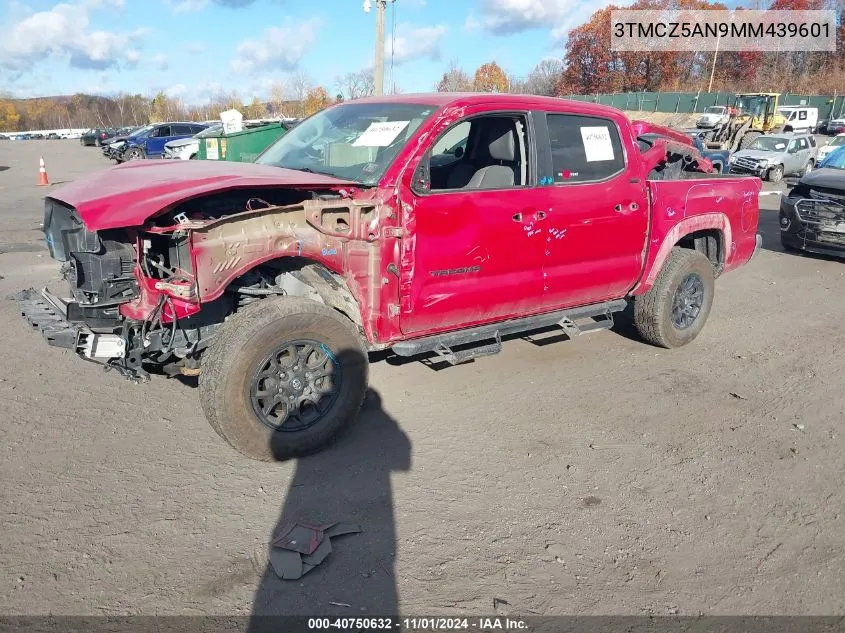 3TMCZ5AN9MM439601 2021 Toyota Tacoma Sr5 V6