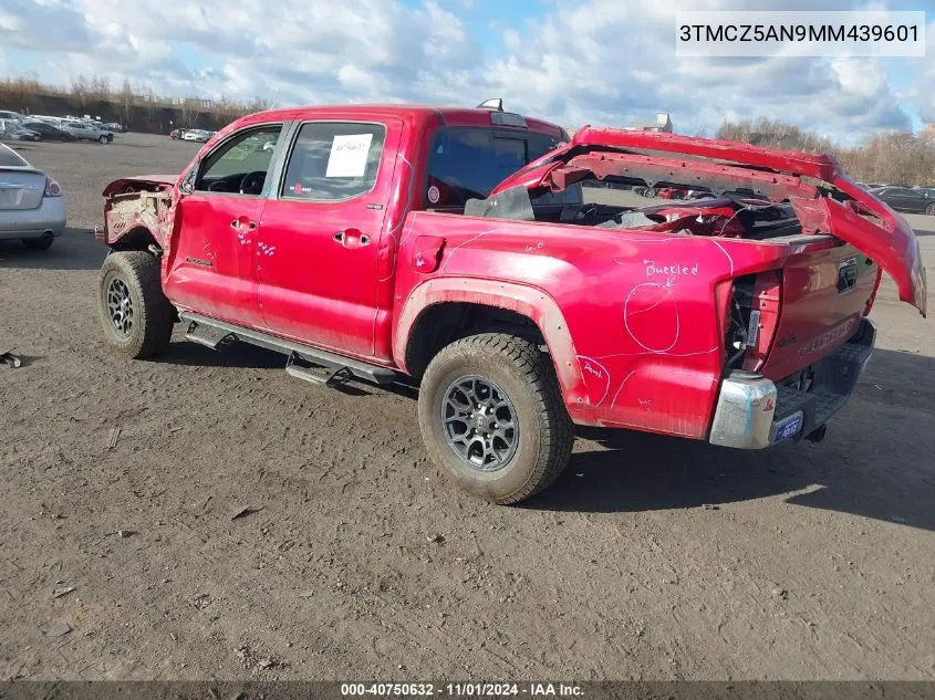 3TMCZ5AN9MM439601 2021 Toyota Tacoma Sr5 V6