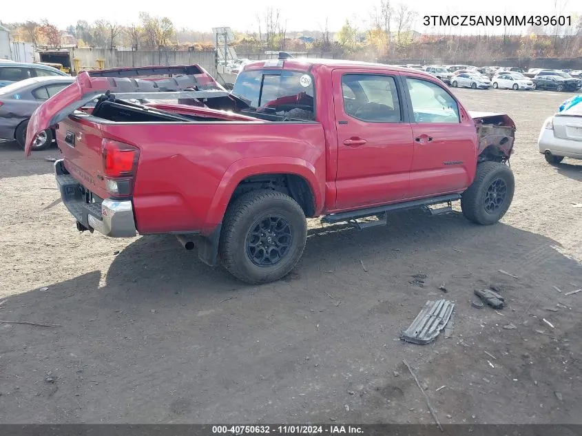 3TMCZ5AN9MM439601 2021 Toyota Tacoma Sr5 V6