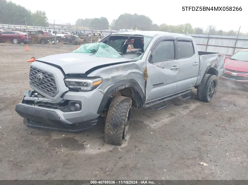 2021 Toyota Tacoma Trd Off-Road VIN: 5TFDZ5BN4MX058266 Lot: 40789336