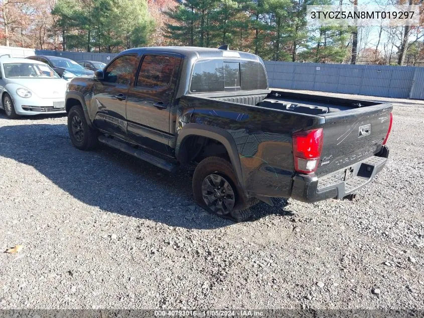 2021 Toyota Tacoma Sr5 V6 VIN: 3TYCZ5AN8MT019297 Lot: 40793016