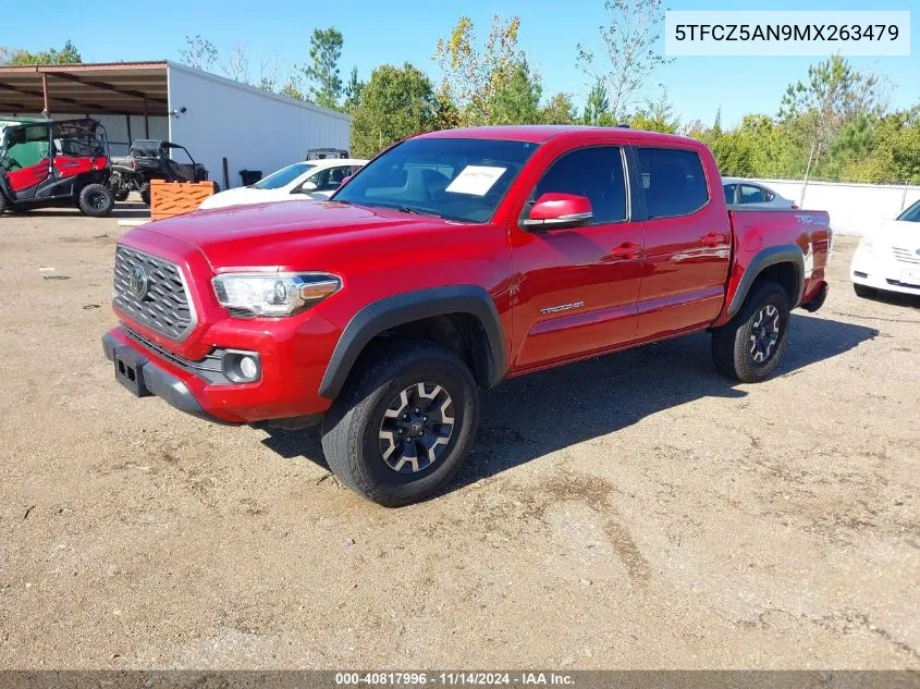 2021 Toyota Tacoma Trd Off-Road VIN: 5TFCZ5AN9MX263479 Lot: 40817996