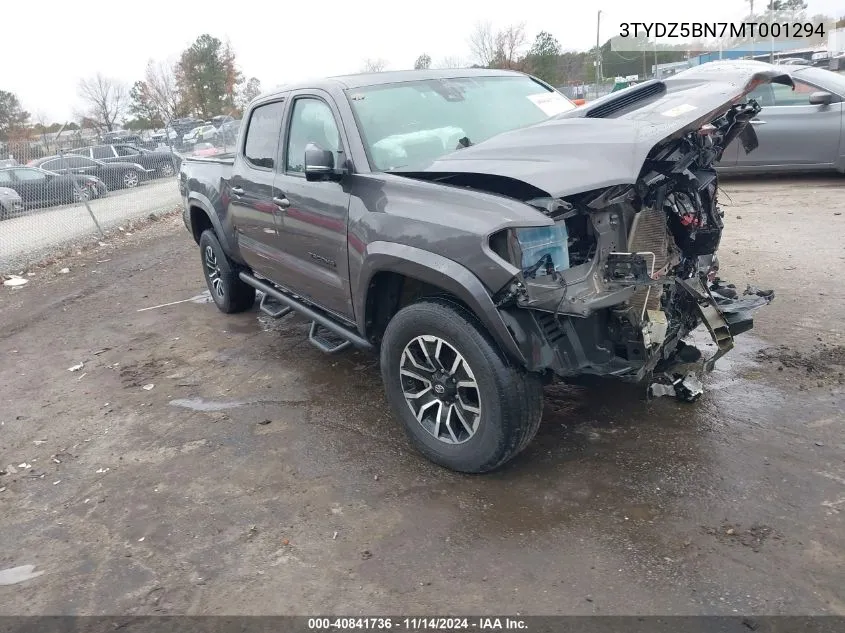 2021 Toyota Tacoma Trd Sport VIN: 3TYDZ5BN7MT001294 Lot: 40841736