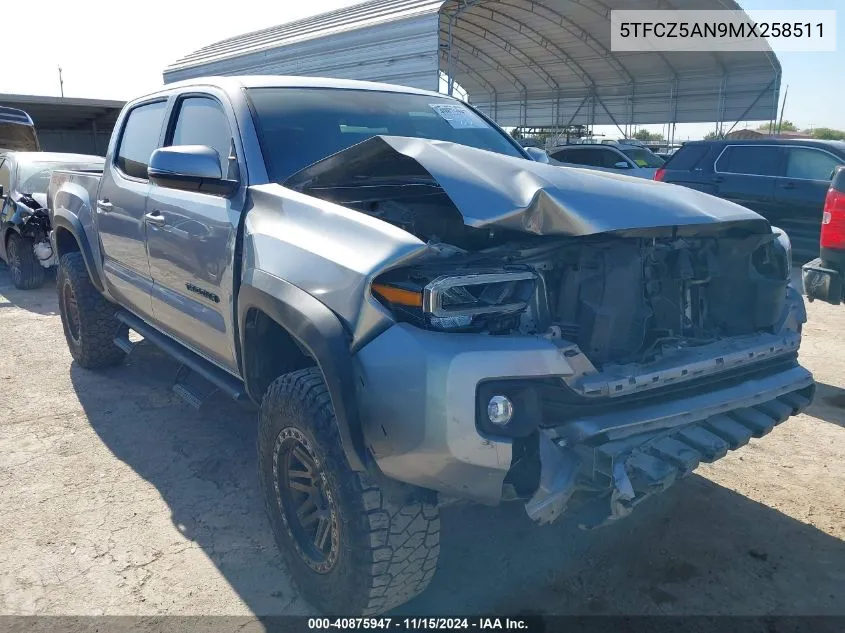 2021 Toyota Tacoma Trd Off-Road VIN: 5TFCZ5AN9MX258511 Lot: 40875947