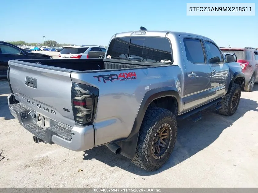 2021 Toyota Tacoma Trd Off-Road VIN: 5TFCZ5AN9MX258511 Lot: 40875947