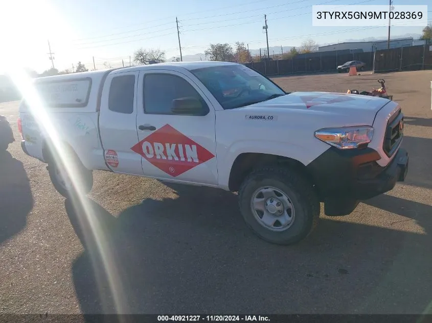 2021 Toyota Tacoma Sr VIN: 3TYRX5GN9MT028369 Lot: 40921227