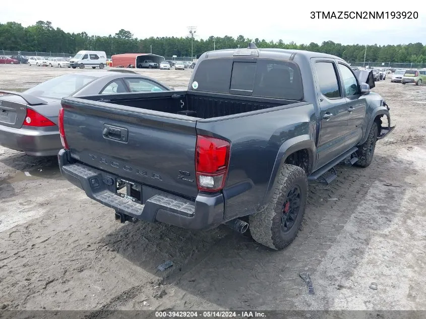 3TMAZ5CN2NM193920 2022 Toyota Tacoma Sr5 V6