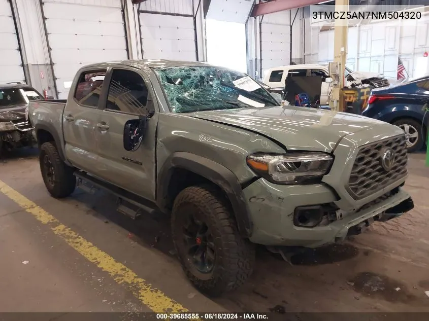 3TMCZ5AN7NM504320 2022 Toyota Tacoma Trd Off Road