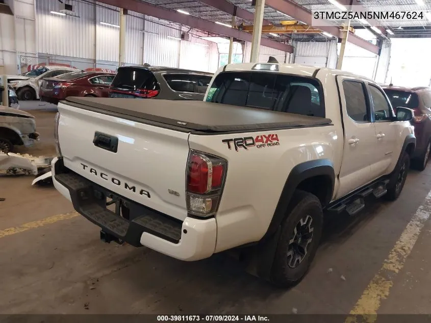 3TMCZ5AN5NM467624 2022 Toyota Tacoma Trd Off Road