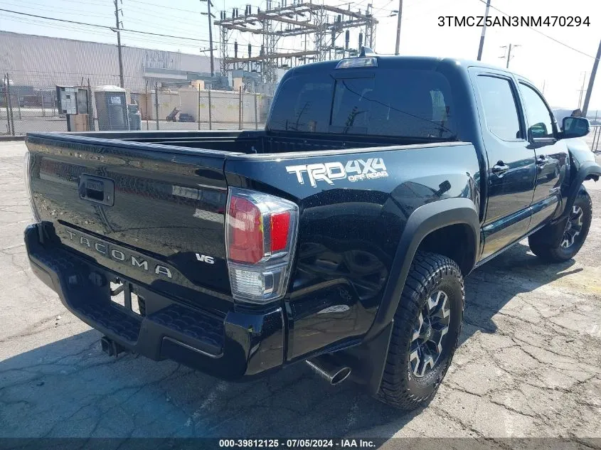 3TMCZ5AN3NM470294 2022 Toyota Tacoma Trd Off Road