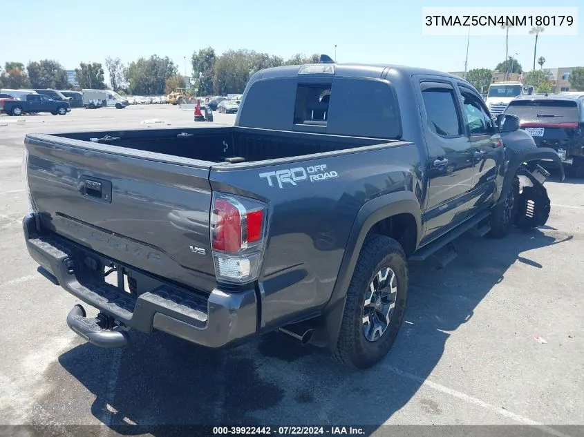 2022 Toyota Tacoma Trd Off Road VIN: 3TMAZ5CN4NM180179 Lot: 39922442