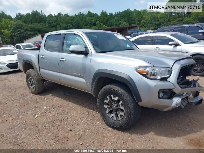 3TMCV5AN6NM475716 2022 Toyota Tacoma