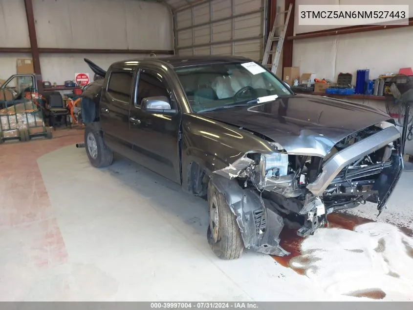 2022 Toyota Tacoma Sr V6 VIN: 3TMCZ5AN6NM527443 Lot: 39997004