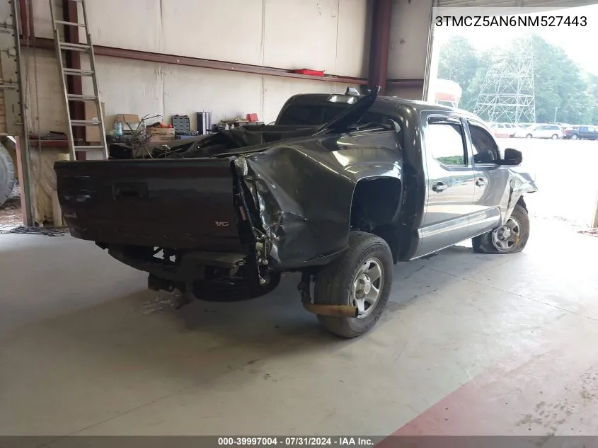 3TMCZ5AN6NM527443 2022 Toyota Tacoma Sr V6