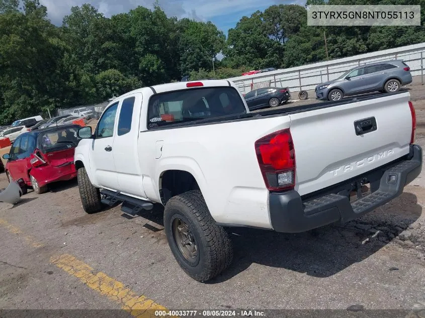 3TYRX5GN8NT055113 2022 Toyota Tacoma Sr