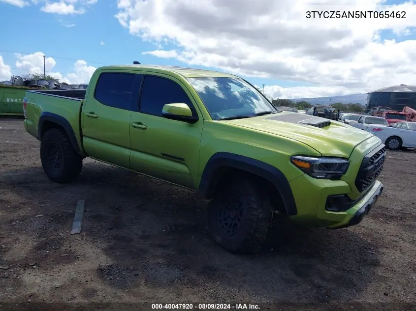 2022 Toyota Tacoma Trd Pro VIN: 3TYCZ5AN5NT065462 Lot: 40047920