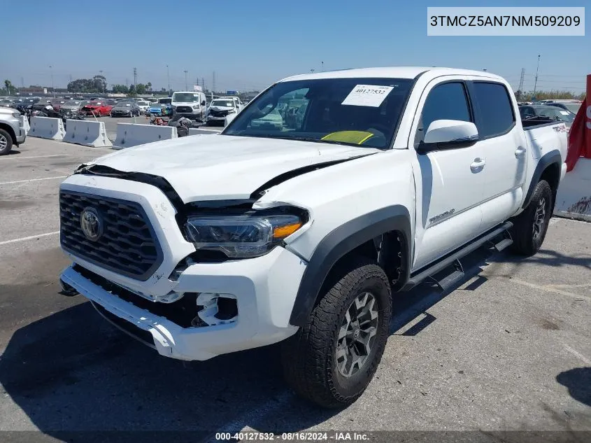 3TMCZ5AN7NM509209 2022 Toyota Tacoma Trd Off Road