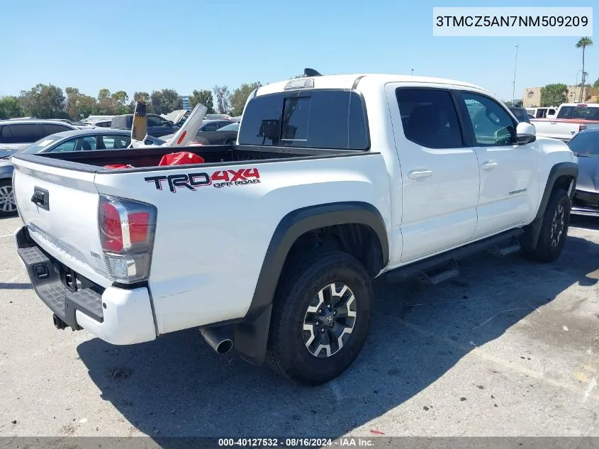 3TMCZ5AN7NM509209 2022 Toyota Tacoma Trd Off Road