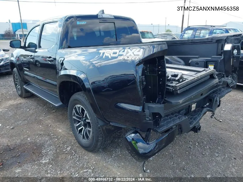 3TMCZ5ANXNM456358 2022 Toyota Tacoma Trd Sport