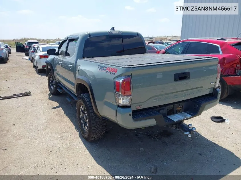 3TMCZ5AN8NM456617 2022 Toyota Tacoma 4Wd Trd Off Road