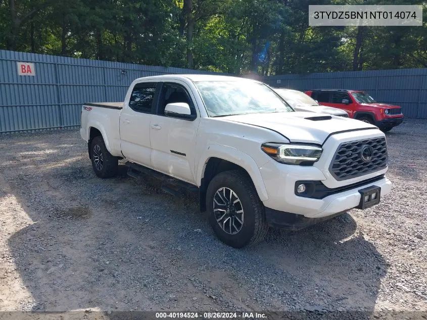 3TYDZ5BN1NT014074 2022 Toyota Tacoma Trd Sport