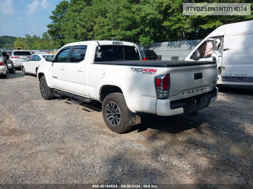 2022 Toyota Tacoma Trd Sport VIN: 3TYDZ5BN1NT014074 Lot: 40194524