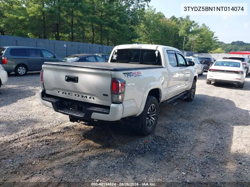 3TYDZ5BN1NT014074 2022 Toyota Tacoma Trd Sport